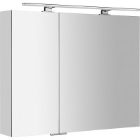 Sapho MIRRÓ galerka s LED osvětlením, 90x70x16cm, bílá MC090-0030