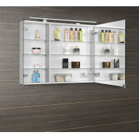 Sapho MIRRÓ galerka s LED osvětlením, 90x70x16cm, bílá MC090-0030