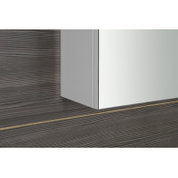 Sapho RIWA galerka s LED osvětlením, 81x70x17cm, bílá lesk RIW080-0030