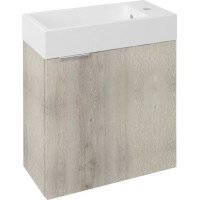 Sapho LATUS IV umyvadlová skříňka 49, 5x50x25cm, dub Mocca LT410-1212