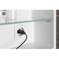 Sapho CLOE galerka s LED osvětlením 120x50x18cm, bílá CE120-0030