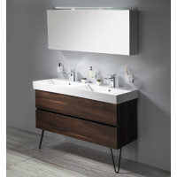 Sapho CLOE galerka s LED osvětlením 120x50x18cm, bílá CE120-0030