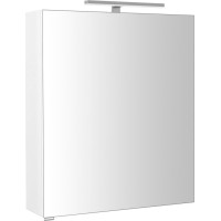 Sapho RIWA galerka s LED osvětlením, 60x70x17cm, bílá lesk RIW060-0030