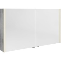 Sapho ALIX galerka s LED osvětlením, 2x dvířka, 126x70x17, 5cm, dub stříbrný AX126-0011