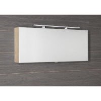 Sapho CLOE galerka s LED osvětlením 120x50x18cm, jilm bardini CE120-0013