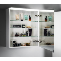 Sapho LINEX galerka s LED osvětlením, 60x70x15cm, levá/pravá, dub alabama LX060-0022