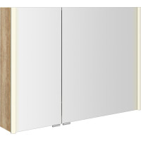 Sapho ALIX galerka s LED osvětlením 96x70x17, 5cm, dub alabama AX196-0022
