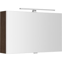 Sapho CLOE galerka s LED osvětlením 80x50x18cm, borovice rustik CE080-0016