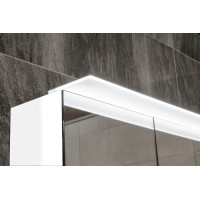 Sapho LINEX galerka s LED osvětlením, 80x70x15cm, bílá LX080-0030