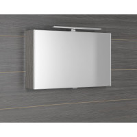 Sapho CLOE galerka s LED osvětlením 80x50x18cm, dub stříbrný CE080-0011