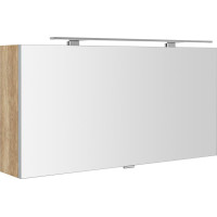 Sapho CLOE galerka s LED osvětlením 100x50x18cm, dub alabama CE100-0022