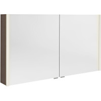 Sapho ALIX galerka s LED osvětlením, 2x dvířka, 126x70x17, 5cm, borovice rustik AX126-0016
