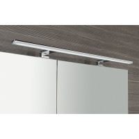 Sapho MIRRÓ galerka s LED osvětlením, 90x70x16cm, dub stříbrný MC090-0011