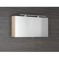 Sapho CLOE galerka s LED osvětlením 100x50x18cm, jilm bardini CE100-0013