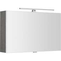 Sapho CLOE galerka s LED osvětlením 80x50x18cm, dub stříbrný CE080-0011
