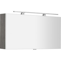 Sapho CLOE galerka s LED osvětlením 100x50x18cm, dub stříbrný CE100-0011