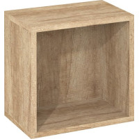 Sapho ESPACE otevřená policová skříňka 35x35x22cm, dub alabama ESC150-2222