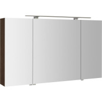 Sapho MIRRÓ galerka s LED osvětlením, 3x dvířka, 120x70x16cm, borovice rustik MC121-0016