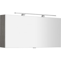 Sapho CLOE galerka s LED osvětlením 120x50x18cm, dub stříbrný CE120-0011