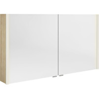 Sapho ALIX galerka s LED osvětlením, 2x dvířka, 126x70x17, 5cm, jilm bardini AX126-0013