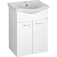 Aqualine KERAMIA FRESH umyvadlová skříňka 51, 1x74x34cm, bílá 50057