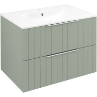 Sapho CIRASA umyvadlová skříňka 69, 8x52x46cm, verde strip CR701-4444S