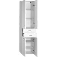 Aqualine ZOJA/KERAMIA FRESH skříňka vysoká se zásuvkami 50x184x29cm, bílá 51291