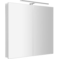 Sapho GRETA galerka s LED osvětlením, 81x70x14cm, bílá mat GR080-0031