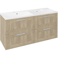 Sapho AMIA dvojumyvadlová skříňka 119x60x45cm, dub Texas AM120-2020