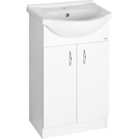 Aqualine SIMPLEX ECO 55 umyvadlová skříňka včetně umyvadla 53x83, 5x30, 7cm SIME550
