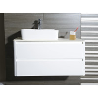 Sapho LUCIE umyvadlová skříňka s rockstone deskou 89, 5x45x44, 5cm, bílá / rare rock LU090-3030-01