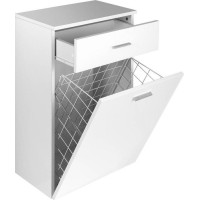 Aqualine ZOJA/KERAMIA FRESH skříňka spodní s košem 50x78x29cm, bílá 51310