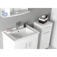 Aqualine VEGA skříňka spodní s košem 40x78x31cm, bílá VG078
