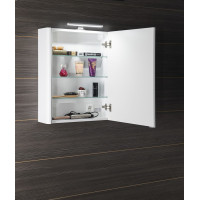Sapho LUCIE galerka s LED osvětlením, 55x70x17cm, bílá LU055-0030