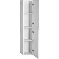 Aqualine ZOJA/KERAMIA FRESH skříňka vysoká 30x140x25cm, bílá 51155