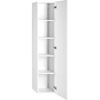 Aqualine VEGA skříňka vysoká 35x150x31cm, levá/pravá, bílá VG150