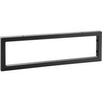Aqualine Podpěrná konzole 440x150x20mm, lakovaná ocel, černá mat, 1 ks VG4415