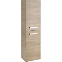 Aqualine VEGA skříňka vysoká s košem, 40x150x31cm, dub platin VG960