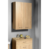 Aqualine ZOJA/KERAMIA FRESH skříňka horní 50x76x23cm, dub platin 51304