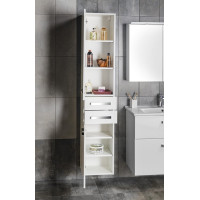 Aqualine VEGA skříňka vysoká 35x184x31cm, bílá VG185
