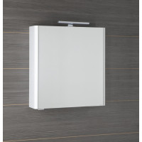 Sapho LUCIE galerka s LED osvětlením, 65x70x17cm, bílá LU065-0030