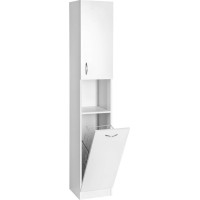 Aqualine SIMPLEX ECO vysoká skříňka s košem 30x180x30cm SIME310