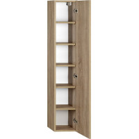 Aqualine ZOJA/KERAMIA FRESH skříňka vysoká 25x140x20cm, dub platin 51127