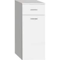 Aqualine ZOJA/KERAMIA FRESH skříňka spodní s košem 35x78x29cm, bílá 50261