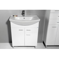 Aqualine ZOJA umyvadlová skříňka 71, 5x74x34cm, bílá 51075A