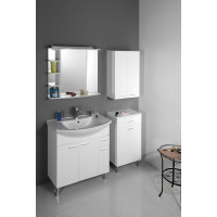 Aqualine ZOJA/KERAMIA FRESH skříňka spodní s košem 50x78x29cm, bílá 51310