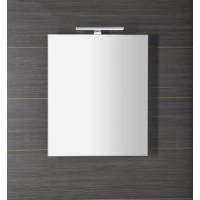 Sapho GRETA galerka s LED osvětlením, 60x70x14cm, bílá mat GR060-0031