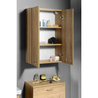 Aqualine ZOJA/KERAMIA FRESH skříňka horní 50x76x23cm, dub platin 51304