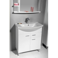 Aqualine ZOJA umyvadlová skříňka 71, 5x74x34cm, bílá 51075A