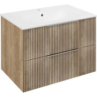 Sapho CIRASA umyvadlová skříňka 69, 8x52x46cm, dub Alabama strip CR701-2322
